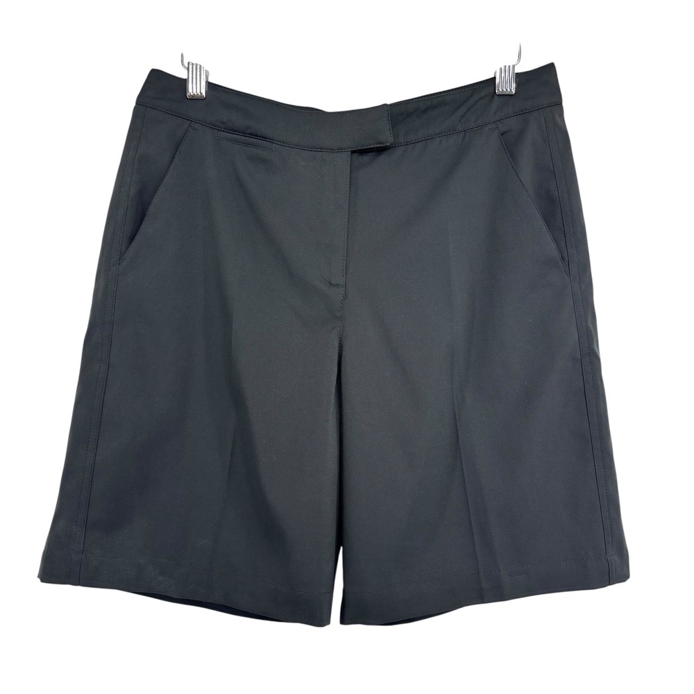 Tail‎ Tech Golf Women Black Performance Shorts Size 8 Stretch 7" Inseam